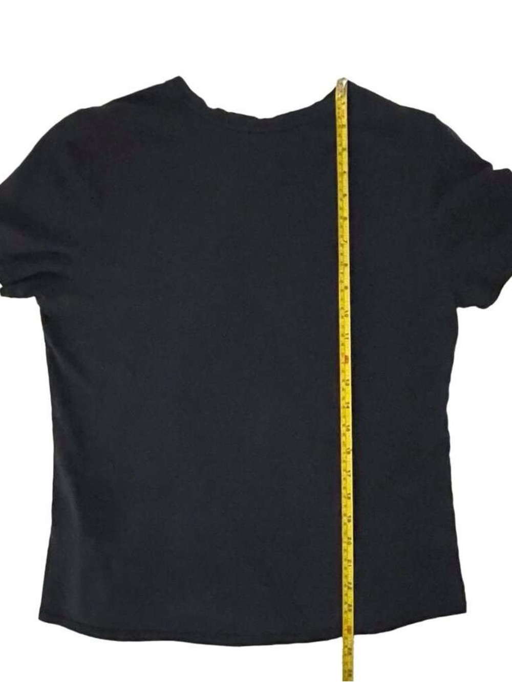 Men's Black Crew Neck T-Shirt - Picture 2 of 2